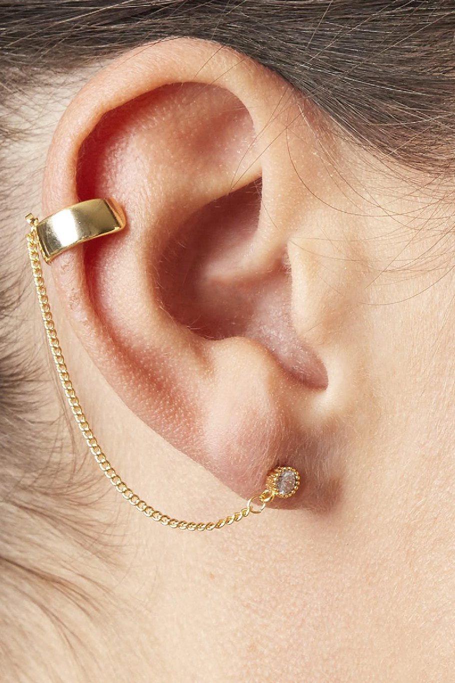 Earcuff Yara Zilver Copper Afbeelding2